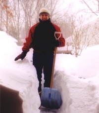 shoveling  photo